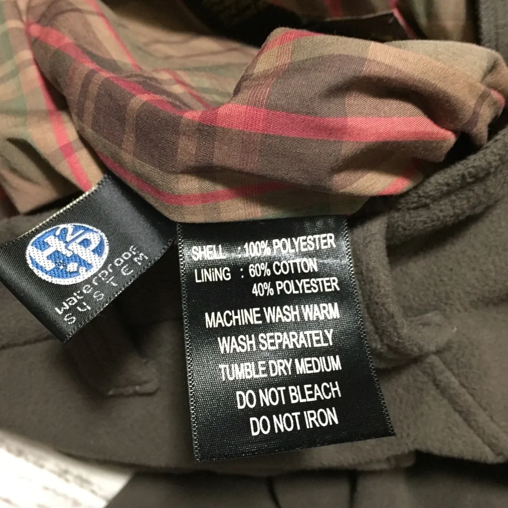 Rivers West Heritage Breeks Fleece Crop Pants Size L Green Brown Waterproof